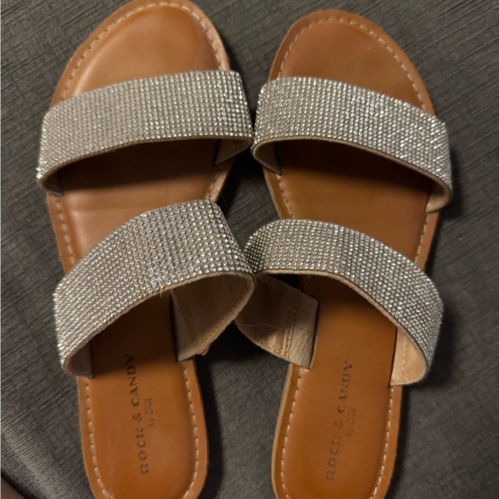 Rock & Candy Women's Silver Sandals